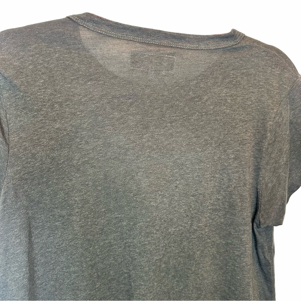 THE GREAT. Gray Ruffle Top Size 1 - Picture 9 of 15